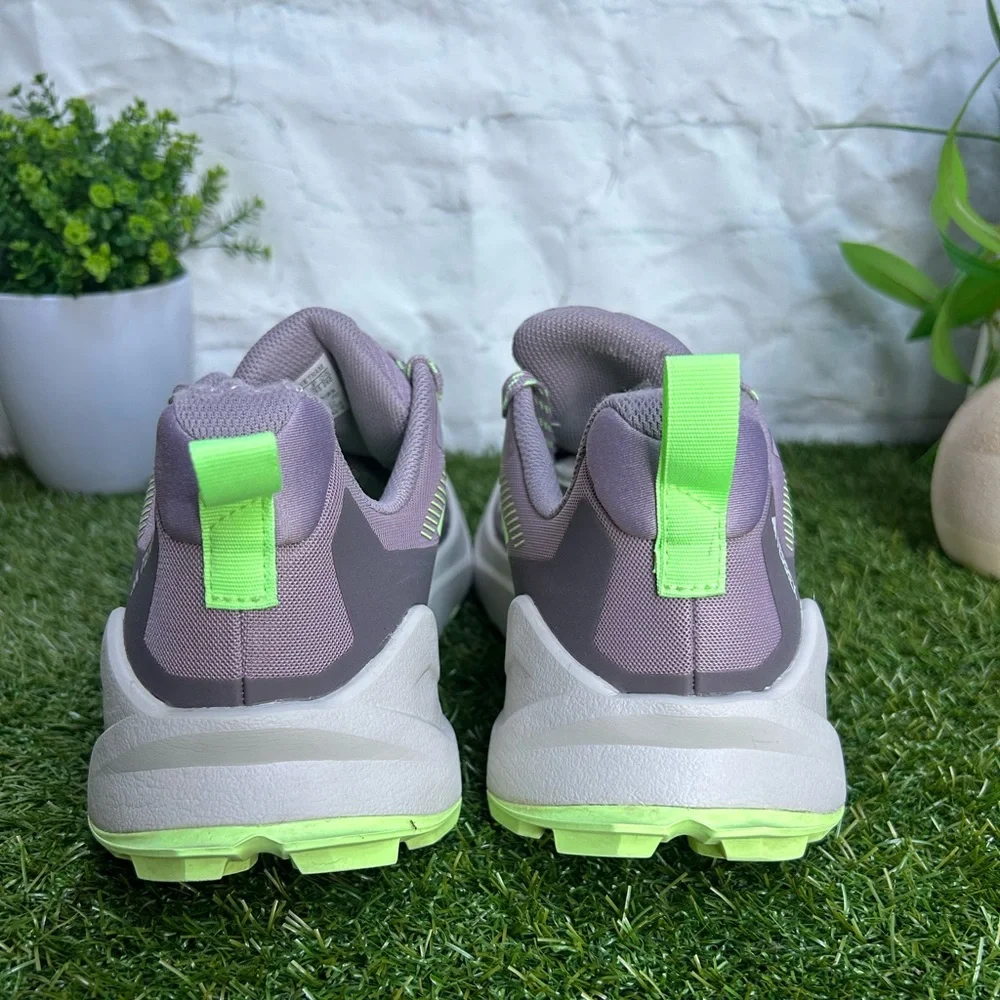 ADIDAS Terrex Free Hiker (Women) Fig/ Green Spark/ Charcoal 9.5 gently used